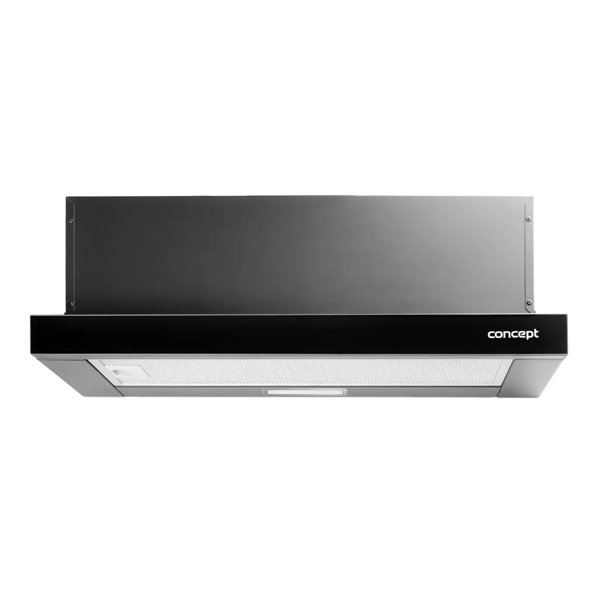 Concept OPV3560bc - Exaustor telescópico 59,5 cm preto