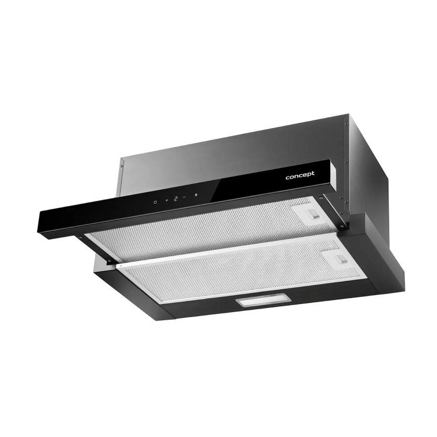 Concept OPV3860bc - Exaustor telescópico 60 cm preto