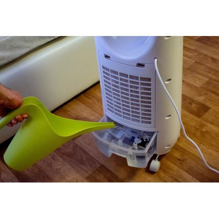 Concept OV5220 - Arrefecedor de ar portátil multifuncional 4 em 1 5 l 80 W/230 V branco + comando remoto