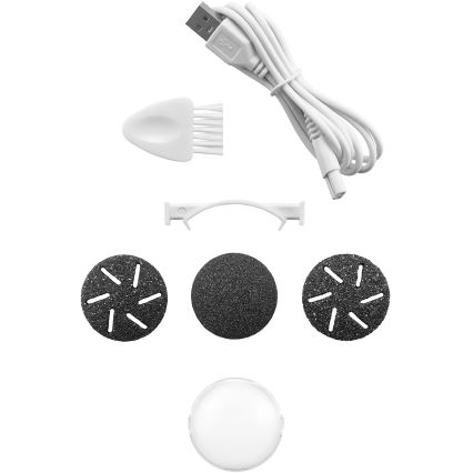 Concept PN3020 - Lima eléctrica para calcanhares PERFECT SKIN 5V 1200 mAh IPX6 preto/ouro rosé
