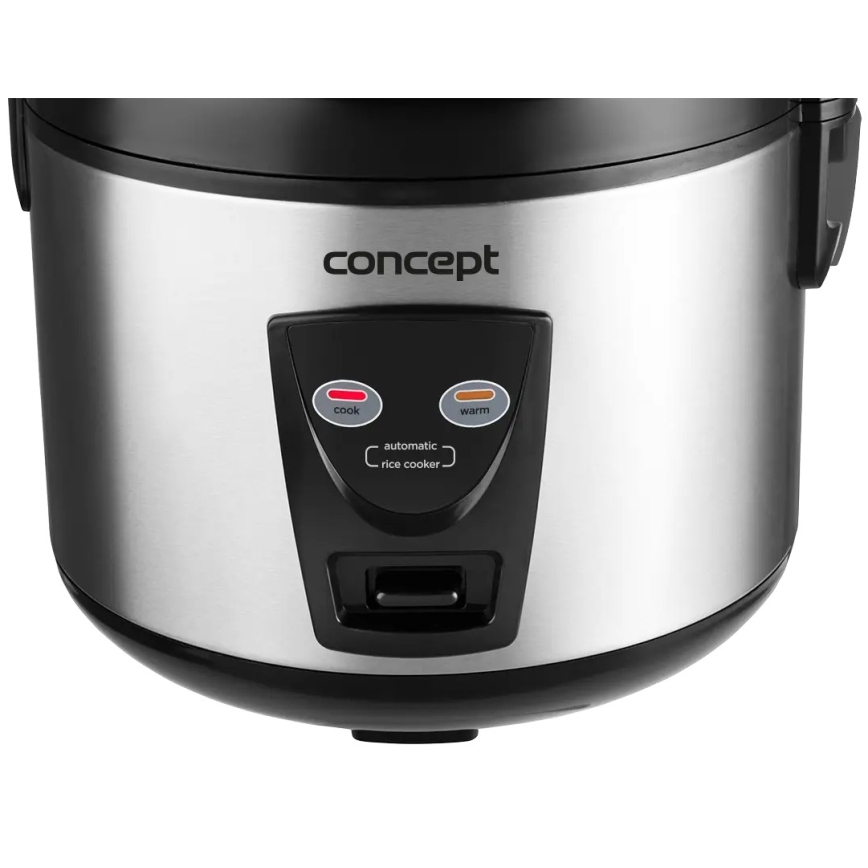 Concept RE2020 - Panela de arroz 2 em 1 650W/230V 1,5 l inox/preto