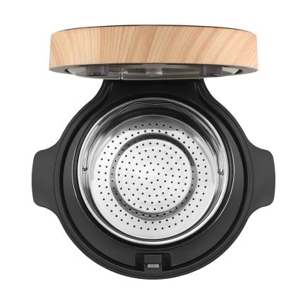 Concept RE4040 - Panela de arroz digital 2 em 1 450 W/230 V 2 l preto/efeito madeira