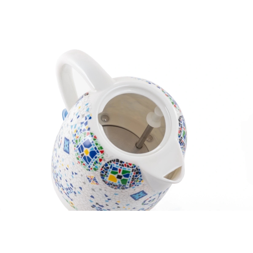 Concept RK0020 - Chaleira elétrica 1,5 l 1350W/230V multicolorida/cerâmica