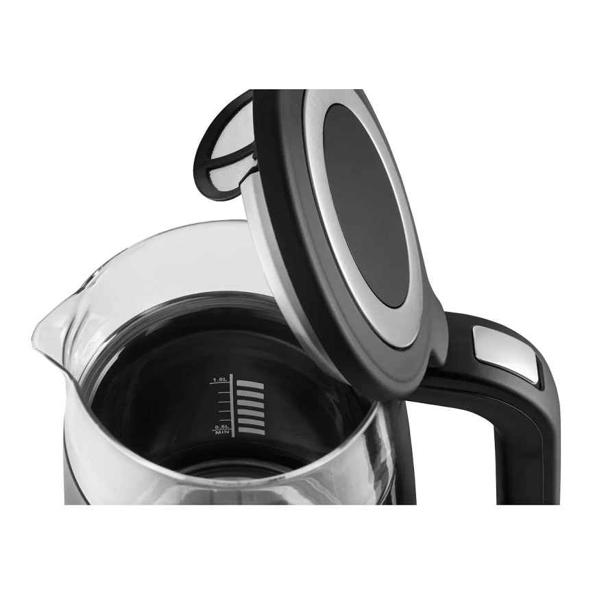Concept RK4100 - Chaleira eléctrica com controlo de temperatura 1,7 l 2200W/230V preta