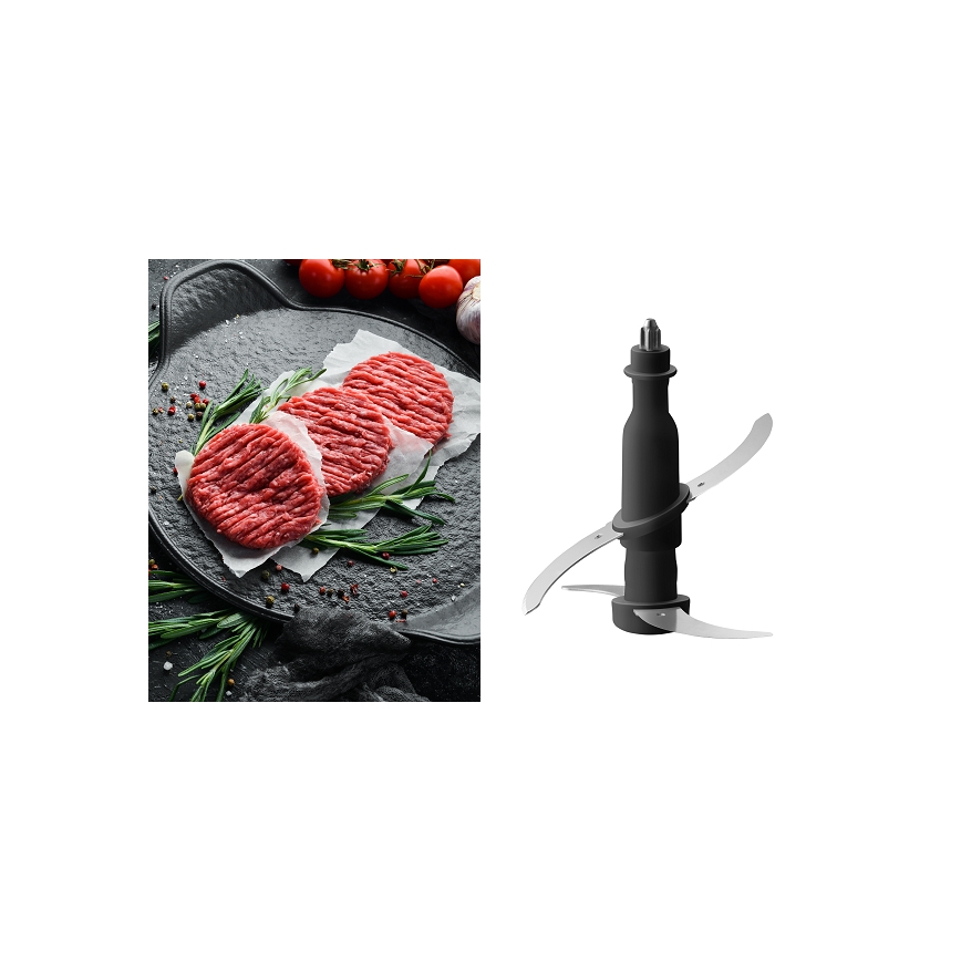 Concept RM3300 - Robô de cozinha com ralador 1000W/230V preto/aço inoxidável