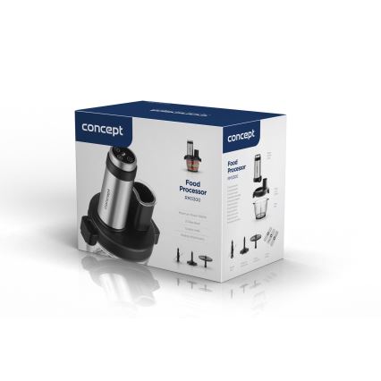 Concept RM3300 - Robô de cozinha com ralador 1000W/230V preto/aço inoxidável