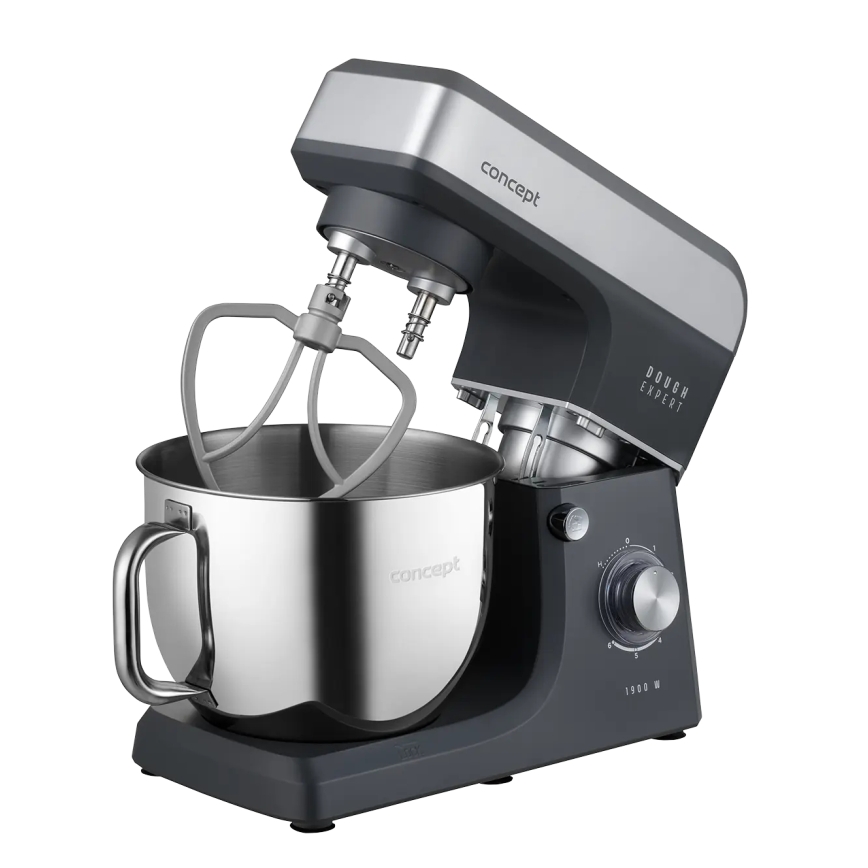 Concept RM6010 - Batedeira planetária de cozinha DOUGH EXPERT 1900W/230V antracite/inox