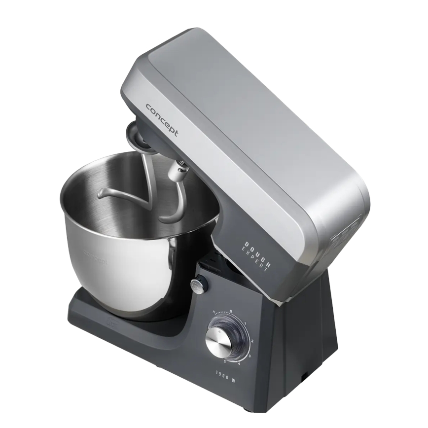 Concept RM6010 - Batedeira planetária de cozinha DOUGH EXPERT 1900W/230V antracite/inox
