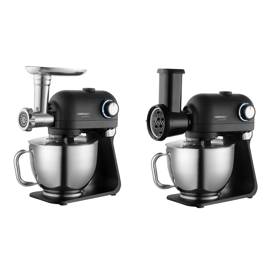 Concept RM8000 - Robot de cozinha com taça em aço inoxidável 1200W/230V preto