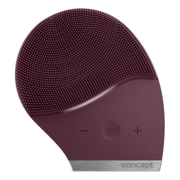 Concept SK9101 - Escova de limpeza facial SONIVIBE 2W/5V 250 mAh IPX7 vermelha