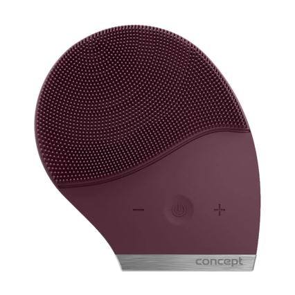 Concept SK9101 - Escova de limpeza facial SONIVIBE 2W/5V 250 mAh IPX7 vermelha