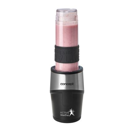 Concept SM3385 - Liquidificador de batidos com acessórios ACTIVE SMOOTHIE 500W/230V preto