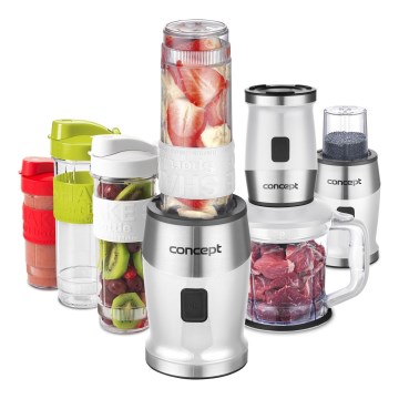 Concept SM3391 - Liquidificador para smoothies com acessórios 700W/230V branco