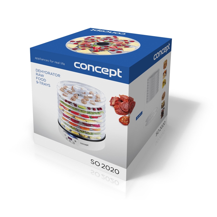 Concept SO2020 - Secador para alimentos 500W/230V branco