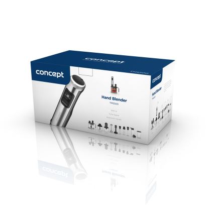 Concept TM5500 - Varinha mágica com acessórios 1500W/230V preto/aço inoxidável