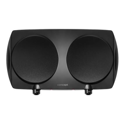 Concept VE3060 - Fogão elétrico de duas placas 2500W/230V preto