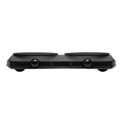 Concept VE3060 - Fogão elétrico de duas placas 2500W/230V preto