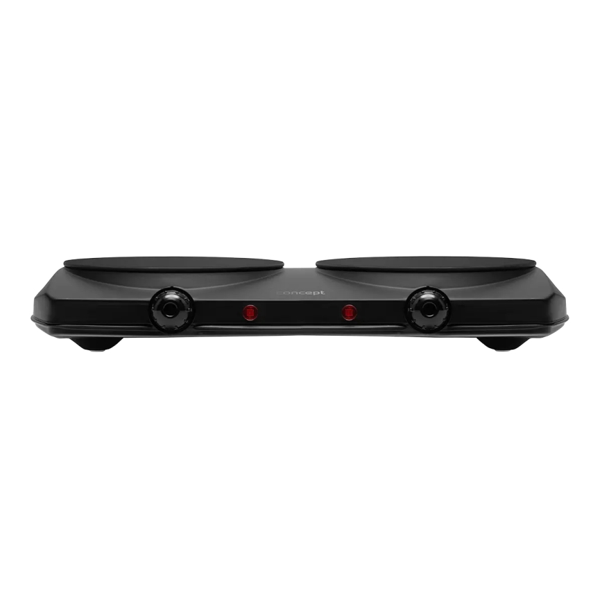 Concept VE3060 - Fogão elétrico de duas placas 2500W/230V preto