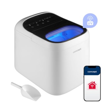 Concept VL1520 - Máquina de gelo 150W/230V Wi‑Fi branca