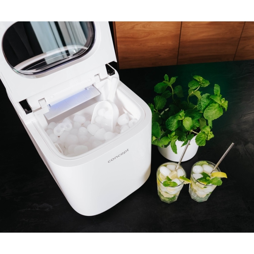 Concept VL1520 - Máquina de gelo 150W/230V Wi‑Fi branca