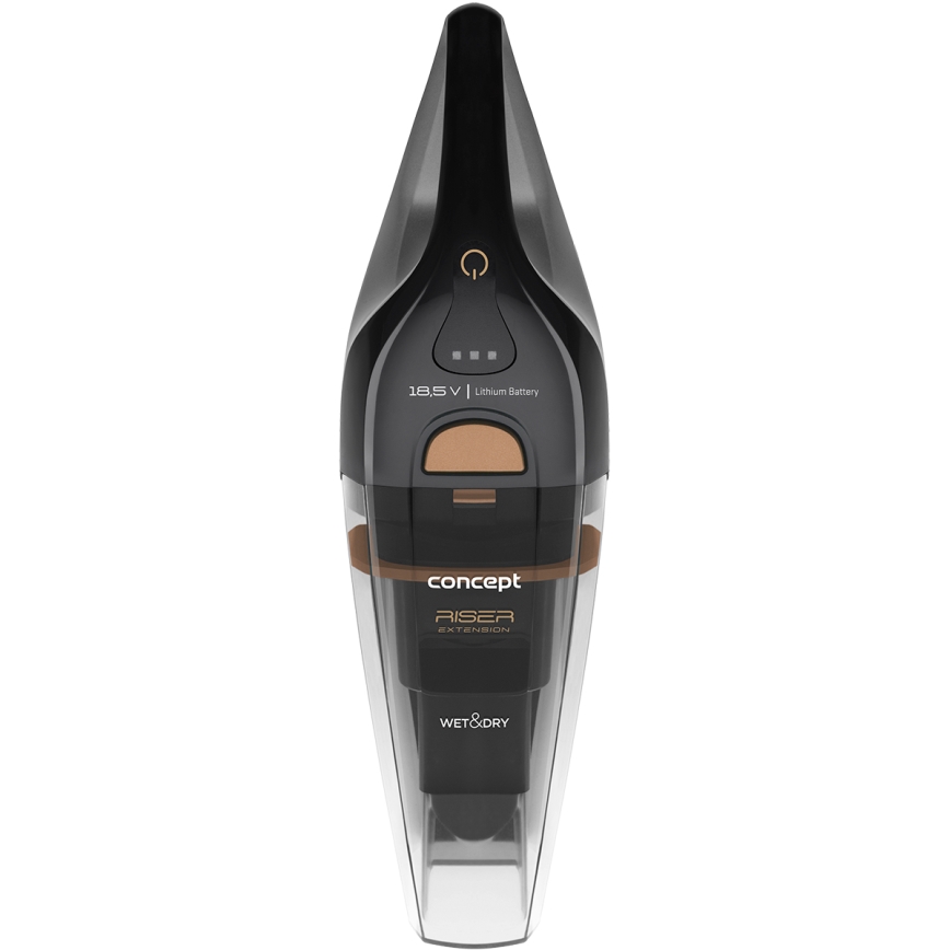 Concept VP4353 - Aspirador portátil WET & DRY COM EXTENSOR RISER 110W/18,5V 2200 mAh preto