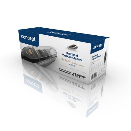 Concept VP4353 - Aspirador portátil WET & DRY COM EXTENSOR RISER 110W/18,5V 2200 mAh preto