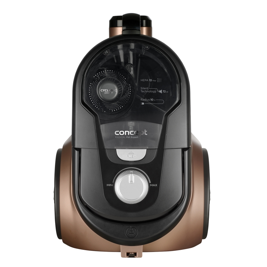 Concept VP5240N - Aspirador sem saco 4A RADICAL PET EXPERT 2,5 l 800W/230V bronze