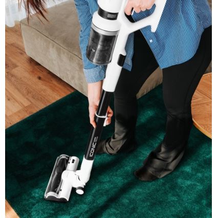 Concept VP6125 - Aspirador 2 em 1 vertical e de mão ICONIC Comfort Telescope 400W/29,6V 2000 mAh branco
