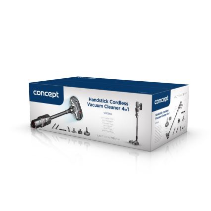 Concept VP6260 - Aspirador vertical 4 em 1 ULTIMATE PRO+ 500 W / 29,6 V 2200 mAh preto