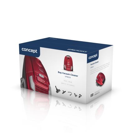 Concept VP8224 - Aspirador com saco REFRESH CAR&PET 3,5 l 700W/230V vermelho