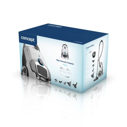 Concept VP8291 - Aspirador com saco PERFECT CLEAN PET EXPERT 700W/230V branco