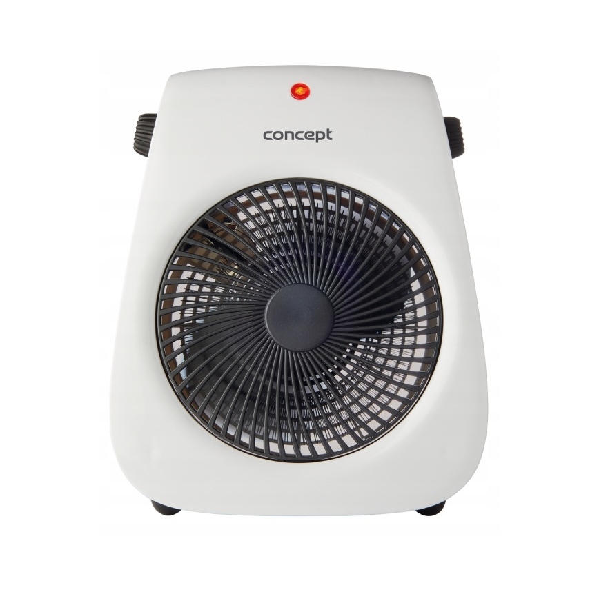 Concept vt7040 - Ventilador com aquecedor 1000/2000W/230V branco