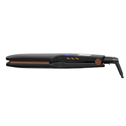 Concept VZ6010 - Alisador de cabelo a vapor com visor LED ELITE STEAM BOOST 54W/230V preto