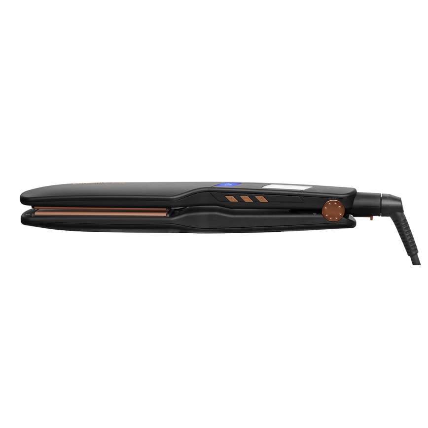 Concept VZ6010 - Alisador de cabelo a vapor com visor LED ELITE STEAM BOOST 54W/230V preto