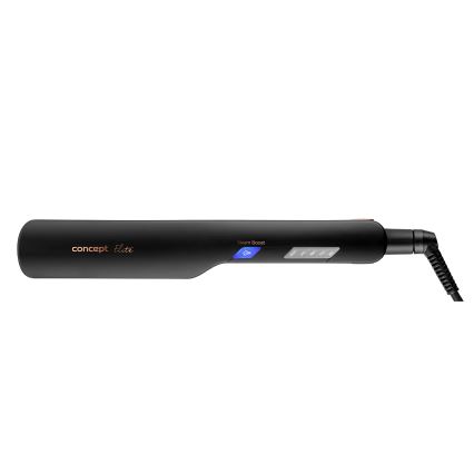 Concept VZ6010 - Alisador de cabelo a vapor com visor LED ELITE STEAM BOOST 54W/230V preto