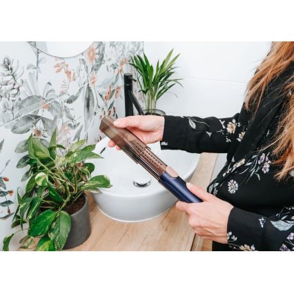 Concept VZ8100 - Prancha alisadora PROFI CARE 60W/230V azul/dourado