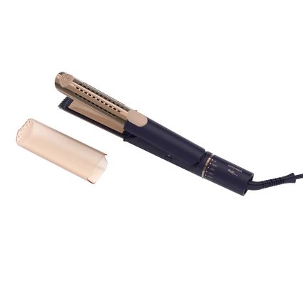 Concept VZ8100 - Prancha alisadora PROFI CARE 60W/230V azul/dourado