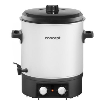 Concept ZH0030 - Caldeira de conservação 27 l 2000W/230V branco/preto