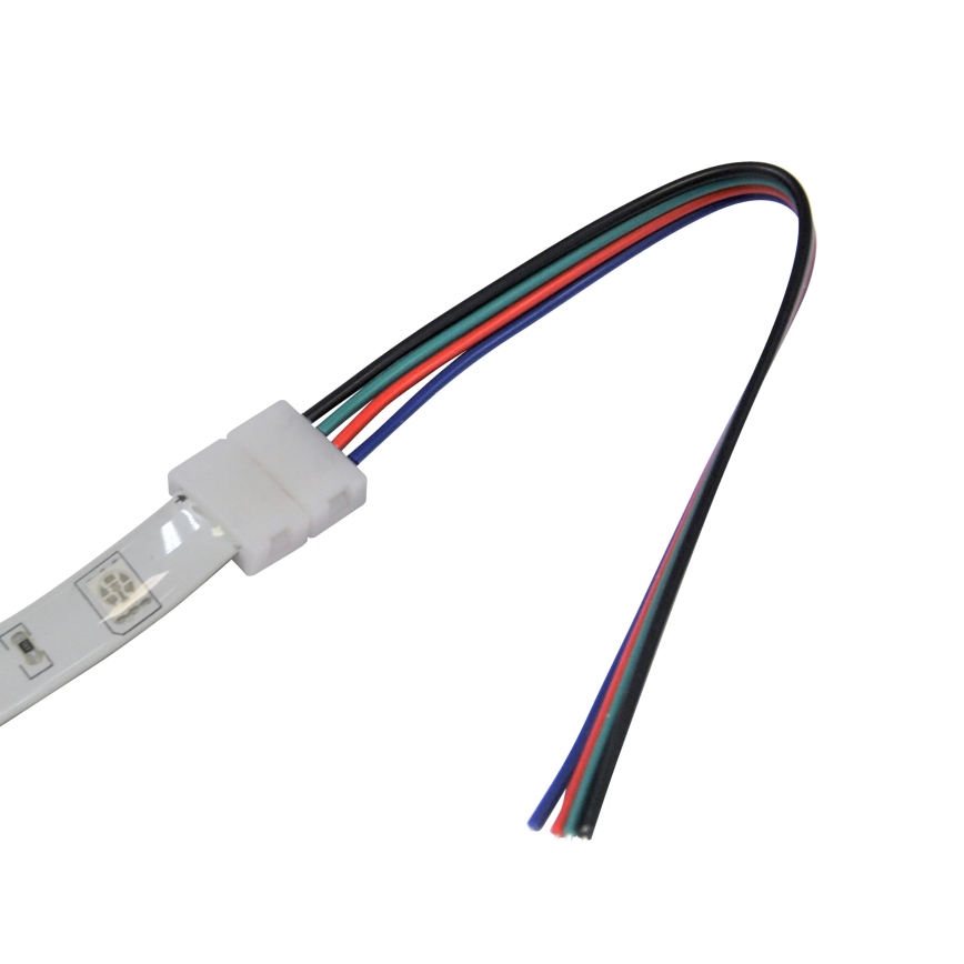 Conector diâmetro RGB Tira LED