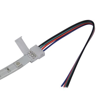 Conector diâmetro RGB Tira LED