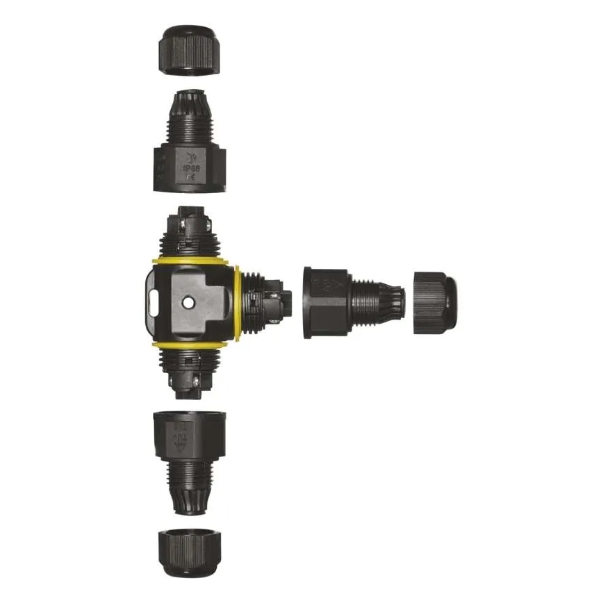 Conector em T com cabo IP68
