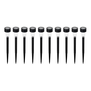 CONJUNTO 10x Lâmpada Solar LED LED/0,06W/1,2V 6000K IP44 40 mAh