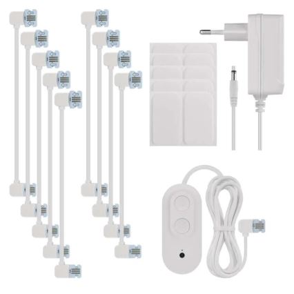 CONJUNTO 10x RGBIC Painel com regulação LED/1,9W/230V Wi-Fi Tuya