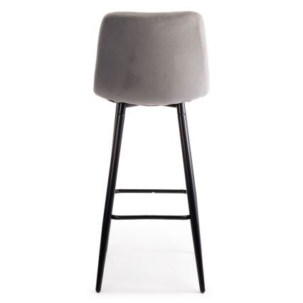 CONJUNTO 2x Cadeira alta HOKER 105x44 cm cinzento