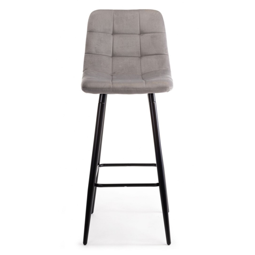 CONJUNTO 2x Cadeira alta HOKER 105x44 cm cinzento
