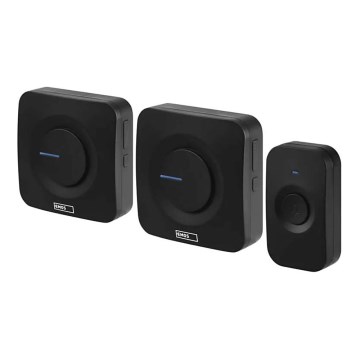 CONJUNTO 2x Campainhas sem fios alimentada a pilhas 3xAAA + 1xA23 IP56