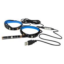 Conjunto 2x Fita RGB LED-RGB/4,8W/USB modo TV