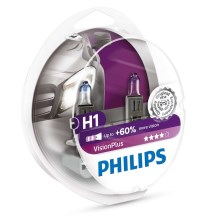 CONJUNTO 2x Lâmpada de carro Philips VISION PLUS 12258VPS2 H1 P14,5s/55W/12V