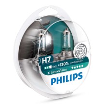 CONJUNTO 2x Lâmpada de carro Philips X-TREMEVISION 12972XV+S2 H7 PX26d/55W/12V