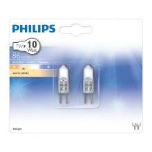 CONJUNTO 2x Lâmpada de halogéneo Philips G4/7W/12V